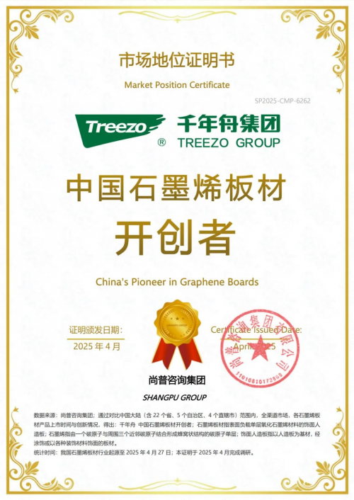 中國石墨烯板材開創(chuàng)者千年舟以科技重塑健康家居新標準(圖7)